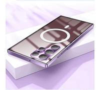 Magnetic Case For Samsung S23 S22Ultra Note 20Ultra S21Fe S20Fe Metal Aluminum Alloy Frosted Ultra Thin Case,Green,For Samsung S21 Fe, YHNNH, Purple, for Samsung S22 Ultra