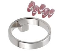 Magnetič Cat-Eye Nail Połisĥ Tool - Automatic Oval Applicator | DIY Home Salon Kit For Gel Połisĥ | (Add Bubble Wrap +0.3)