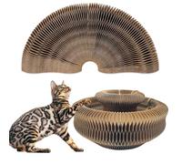 Magnetic Cat Scratcher - 9.06x3.94 Inches Magnetic Claw-Grinding Kitten Toy | Interactive Cat Toys | For Room Bedroom Apartment Play Area Window Perch Corner Balcony Study Room