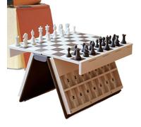 Magnetic Chess Game - Strategy Challenge, Foldable Portable Component Set for Cognitive Skill Building, Interactive Toy with Firm Adhesion, Board Game for Party, Travel and School Education