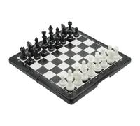 Magnetic Chess Set - Compact Tinplate Qualiity, Interactive Travel Board Games Fun, Smart Logic Tabletop Match Puzzles, Brain Teasing Multiplayer Mind Challenges - For Family Friends Game Night