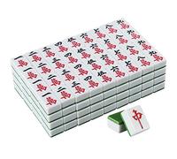 Magnetic Chinese Mahjong Games - 144 azulejos tradicionales para mahjong máquina o juego manual, perfecto para fiestas y entretenimiento