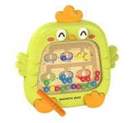Magnetic Color Number Maze - Chicken Puzzle Activity Board, Fine Motor