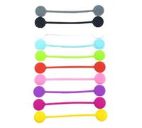 Magnetic Cord, Organizer Holder, Clutter-Free Magnetic Hold Flexible Design Portable Accessory Tangle-Free Easy Installation, Cable Winder for Organization at Home, Workplace 4.33x0.67inches