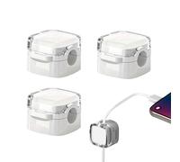 Magnetic Cord Organizer, moderno Phone Keeper, flexible Rubber with Strong Magnet, Secure Desktop Wire Manager, Neat Charger Caddy with Discrete Design, Cord Organizer for Nightstand