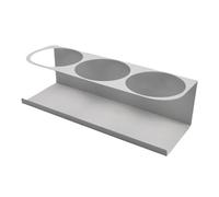 Magnetic Cup Holder - 3-Slot Coffee Machine Kitchen, Bottle Organizer Rack Refrigerator Side Drink Organization Shelf for Workplace Home Kitchen Easy Installation Space Saving Design Convenient