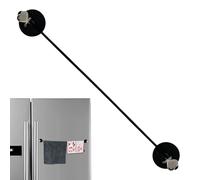 Magnetic Curtain Rod - Door Window Drapes, Magnetic-Bungee Curtains Rod With Elastic Cord, Adjustable Length Drapes Pole | For Metal Doors Magnetic- Whiteboards Refrigerators