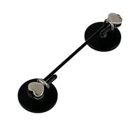 Magnetic Curtain Rod, Door Window Drapes Pole, 16.28 Inch Bungee Rod with Strong Magnets, Adjustable Curtain Rods, Steel Spring Tension Rods with Modern Finish Curtains for Shower Bedroom Kitchen Room