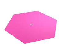 Magnetic Dice Tray Hexagonal Black/Pink | Bandeja de dados de alta calidad con imanes, tamaño plano: 35,3 x 35,3 cm, tamaño plegado: 27,1 x 27,1 cm, color negro y rosa
