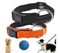 Magnetic Dog Collar, Collars for Senior Dogs, Magnetic Safety Reflective Dog Collar, Adjustable, Double-Layer Fabric with Breathable for Most Dogs (2pcs-6)