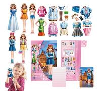 Magnetic Dolls - Dress Up Kit With People Outfits And Fashion Accessories,