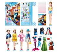 Magnetic Dolls - Dress Up Kit With People Outfits And Fashion Accessories,