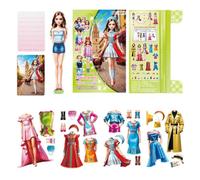 Magnetic Dolls - Dress Up Kit With People Outfits And Fashion Accessories,