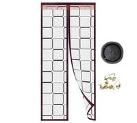 Magnetic Door Screen - Magnetic Sealing EVA Mesh, Thermal Insulation Screen, Cold Prevention Barrier | Protective Door Cover, Easy Install Mesh Sheet, Lightweight Flexible Material For Balconies