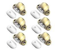 Magnetic Door Stop Topes De Puerta Magnéticos Montados En El Suelo Metal Multicolor Longitud 54 Mm(Yellow Bronze)