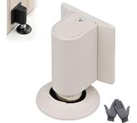 Magnetic Door Stopper, 2026 New Door Wedge Stopper, Upgrade Magnetics Doors Stoppers for Bottom, No Drill Invisible Doorstops for Inside Doors, Heavy Duty Magnetic Catch Holder (White)