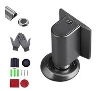 Magnetic Door Stopper, 2026 New Magnetic Door Stopper,No Drill Invisible Doorstops,Doors Wedge Stoppers,Wall and Floor Protection, for Interior Doors and Home Use (Gray,1PC)