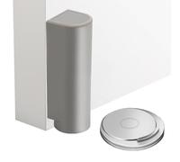 Magnetic Door Stopper - Metal 4.2x2.5x7.5cm | Floor Mounted Door Catch, No Drill Doors Holder Stopper | Heavy Duty Magnetic Doors Stop For Hotel Study Room Kitchen Bathroom