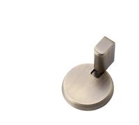 magnetic door stopper, Succión al suelo en dormitorios, sin necesidad de perforar. Puerta de baño con tope táctil, sin imán, con cierre mecánico automático.,for home(Bronze)