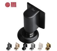 Magnetic Door Stopper, Upgrade Magnetics Doors Stoppers for Bottom, 2025 Upgrade No Drilling Doors Stop with Strong Magnet, Magnetic Gate Stops Door Catch Holder Keep Gate Open. (BLACK)