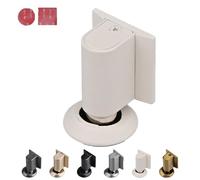 Magnetic Door Stopper, Upgrade Magnetics Doors Stoppers for Bottom, 2025 Upgrade No Drilling Doors Stop with Strong Magnet, Magnetic Gate Stops Door Catch Holder Keep Gate Open. (WHITE)