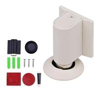 Magnetic Door Stopper, Upgrade Magnetics Doors Stoppers For Bottom, No Drill Invisible Doorstops For Inside Outside, Duty Magnetic Catch Holder To Keep Doors (White)