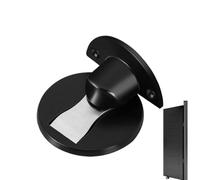 Magnetic Door Stoppers, No Drill Invisible Door Catch, Heavy Duty Aluminum Alloy Stopper with Adjustable Hold, Easy Installation for Bedroom, Bathroom, Offices, 2.36 inches