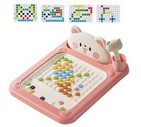 Magnetic Dot Art - Tablero De Puntos Para Niños Pequeños Con Bolígrafo Magnético | Juguete Interactivo Educativo Para Niños, Niñas, Ninos De 2 A 5 Años, Actividad De Motricidad Fina De Aprendizaje