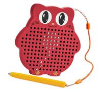 Magnetic Drawing Board, Kids Interactive Toy, Red Erasable Pad, Educational Playset, Reusable Magnetic Tablet, Portable Activity Set, Ideal for Airplane, Car Rides, Travel Fun