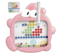 Magnetic Drawing Board - Large Toddler Doodle Tablet Toy for Girls and Boys with Learning Activities, Travel Classroom Fun for Erasable Function, Educational Game 6.22x6.22x0.91 Inches