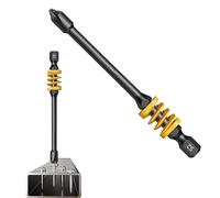 Magnetic Drill Bits, Crossing Strong Magnetic Rainbow Spring Head, Anti Slip Precision Shank,versátil Bit Set for Secure Electric Drilling, Extension Attachments, Electricians and Home Use