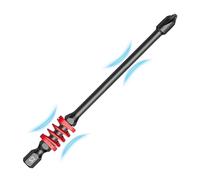 Magnetic Drill Bits, Crossing Strong Magnetic Rainbow Spring Heads, 2.56 inches Anti Slip Precision Shank for Electric Driller Extension and Fastening, Power Tool Bit Set