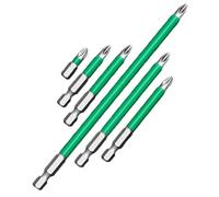 Magnetic Drill Bits, K5 Impact Resistant Non Slip Bit, High Magnetic Screwdriver Set with 1/4 Inch Hex Shank for Power Drill and Repair Work