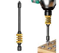 Magnetic Drill Bits, Rainbow Spring Head, Precision Anti-Slip Shank, 3-Piece Attachment Set, Strong Grip Extension Tool, Electric Drill Accessory for Electrician Repair Home Use