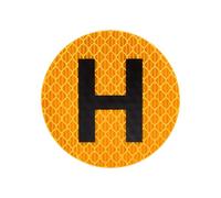 Magnetic Driver Sticker Signs for Car - Spanish Magnet Bumper Decals With H Sign | Automotive Rear Window Travel Door Fridge Panel Home Business Motorcycle