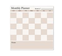 Magnetic Dry Erase Calendar for Fridge, Meal Planner & Daily Whiteboard