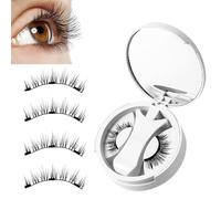 Magnetic Eyelashes Applicator, Natural Magnetic Eyelashes, Comfortable Reusable Lashes, No Glue Needed Eyelashes Magnetic Eyelash Set Magnetic Lashes Applicator Tool Reusable False for Eyelashes