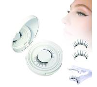 Magnetic Eyelashes, Magnetic Eyelashes with Applicator, Reusable Magnetic Eyelashes, Eyelash Magnetic Eyelashes, Easy to Put on, No Glue Or Liner Needed (10)