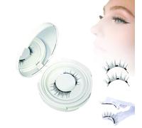 Magnetic Eyelashes, Magnetic Eyelashes with Applicator, Reusable Magnetic Eyelashes, Eyelash Magnetic Eyelashes, Easy to Put on, No Glue Or Liner Needed (01)