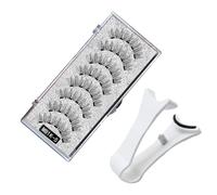 Magnetic False Eyelashes - Soft Natural Magneetic Eyelasshes |2 Pairs Magneetic Eyelasshes | False Eyelashes Magnetic Clear Eyeliner | Reusable Soft Lash Strips For Eye Makeup For Long-Lasting Hold
