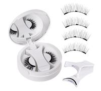 Magnetic False Lashes, Reusable Eyelash Set, Natural Eye Enhancer with Lightweight Design for Daily Wear, Salon Makeup, Weddings, or Special Occasions, 1 Set