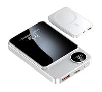 Magnetic Fast Charger, Wireless Charging Pad, 20000mAh Power Hub with Quick Charge Feature, Multi-Device Charger, Wireless Pad with Sleek Build, Phone Earphones Charging for Desk and Home