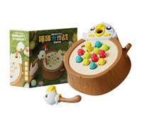 Magnetic Feeding Toy - 9 In ABS Wooden Animal Worm Game Sensory Learning Woodpecker Tree Interaction Educational Kids Puzzle Development Toy Interactive Play Gift | Cognitive Skill Building For Pr