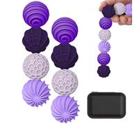 Magnetic Fidget Balls, 8 Piece Sensory , Stress Relief Balls with Magnetic Design, Durable Silicone Fidget , Desk with Fun Interactive Style, Focus for Office Classroom Home