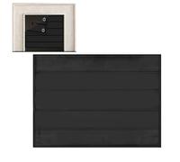 Magnetic Fireplace Cover, Draft Stopper Panel, 38.98x31.89x0.39 Inches Flame Retardant Heat Shield, Insulating Accessory for House Apartment Indoor Living Room Heating Efficiency Enhancement