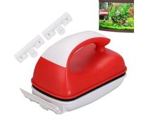 Magnetic Fish Tanks Cleaner, Aquariums Cleaning Scraper, PP Algae Removal Brush, Double-Sided Fish Tank Cleaning Scrubber for Effortless Aquarium Maintenance, 9x5cm/12x6cm/14x7cm