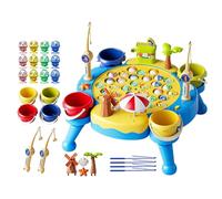 Magnetic Fishing Game - Kids T0ddler Fishing Game Toy, Play Board Electric Set for 3 Years + Boys Girls | Fun Party Gift for Christmas Birthday | Interactive Magnetic Catch Fish Activity