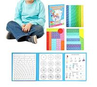Magnetic Fraction Book - Demonstration Book, Math Manipulative Set for Students, Educational Games for Hands-On Learning, Fraction Tiles Magnetic, Educational Puzzle for Learning Purposes