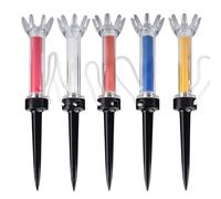 Magnetic Golf Tees - 360 camisetas de entrenamiento de golf flexibles con conexión de cuerda | Práctica inquebrantable Teess para hombres y mujeres, entrenador de swing de golf al aire libre, diseño d