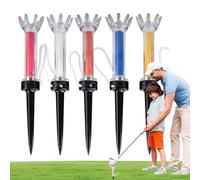 Magnetic Golf Tees - 360 Degree Magnet Tee, Unbreakable Practice Gear, Rope Connection Bounce Design, Indoor Training Accessory, Sports Equipment Category, Blue For Men Women